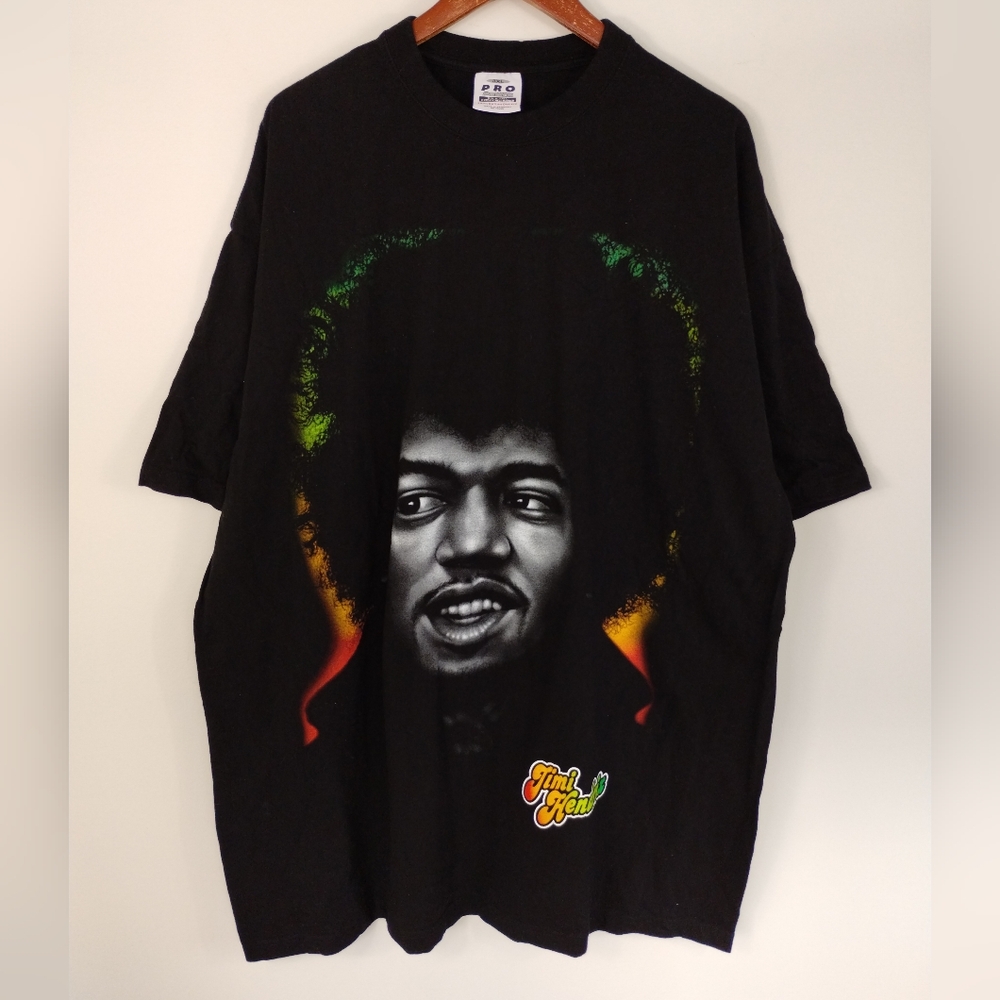 Vintage 90s Jimi Hendrix Single Stitch T-Shirt 3XL Pro Power Concert Graphic